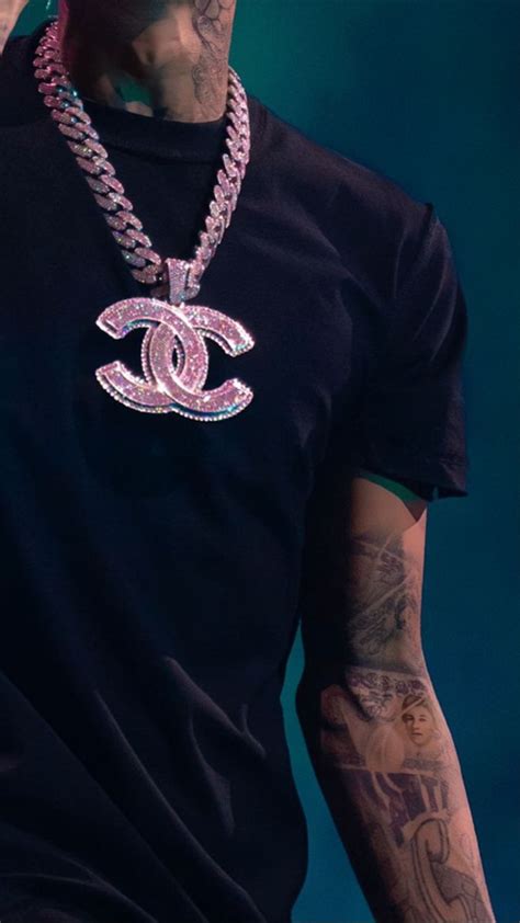 chanel iced out chain|Central Cee's Crazy Jewelry Collection .